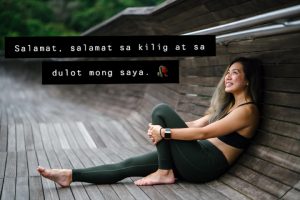 Salamat, salamat sa kilig at sa dulot mong saya. 🥀