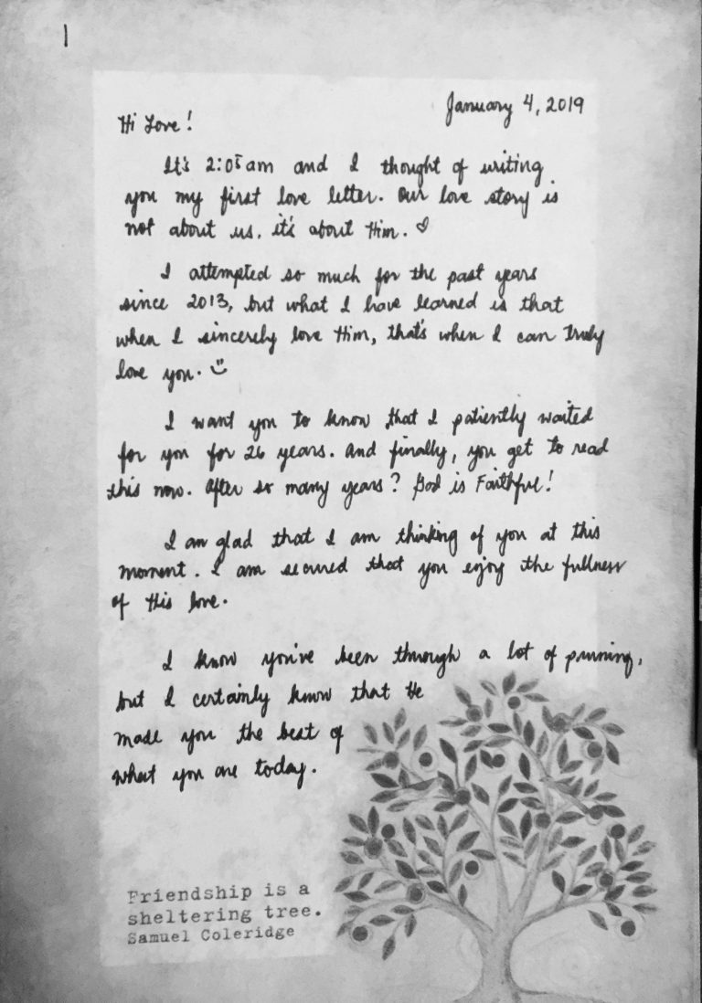 Re: An Open Letter to my Future Husband