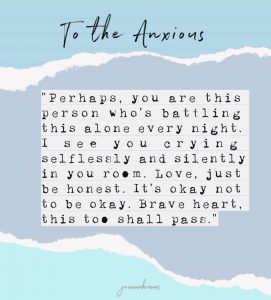 To the Anxious