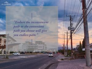 Right Choice of Inconvenience