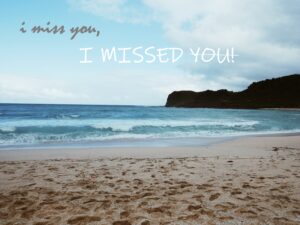 I MISS YOU, I MISSED YOU!