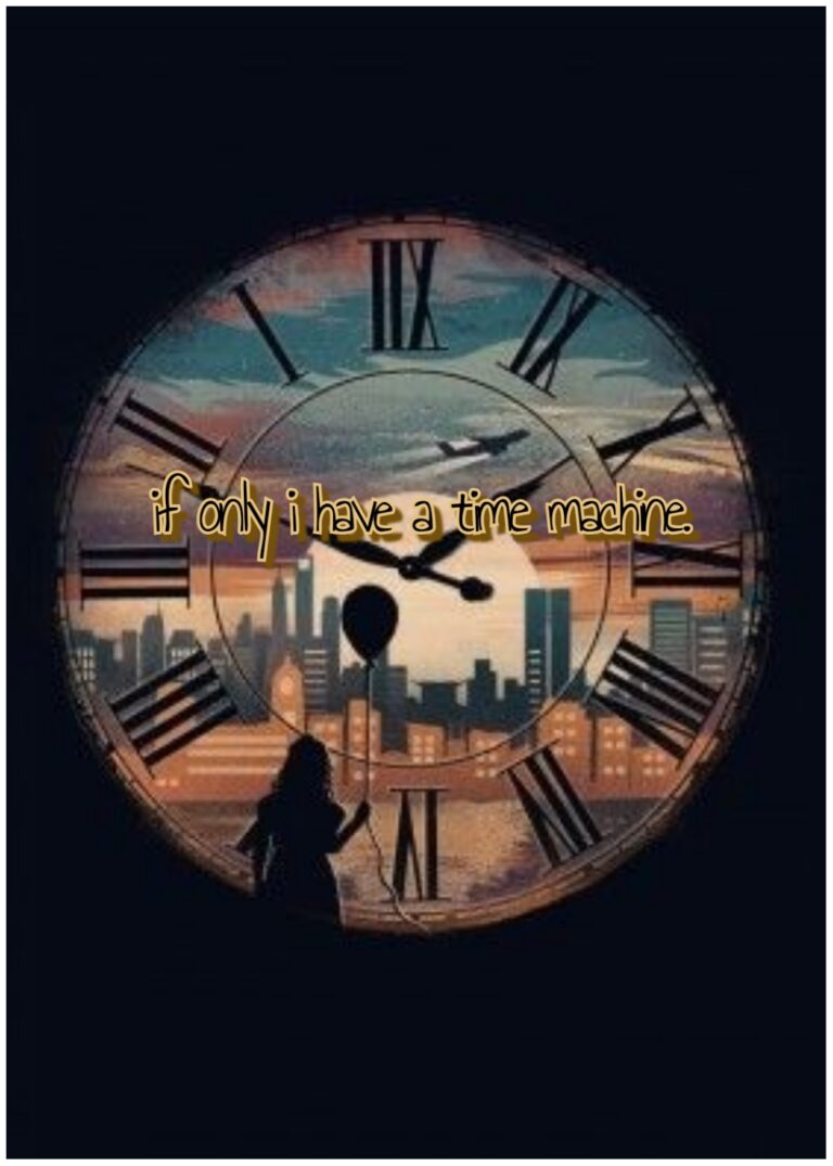 if only i have a time machine.