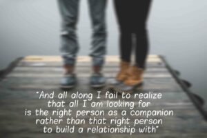 A Realization from a Confused Heart.