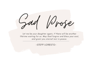 Sad Prose
