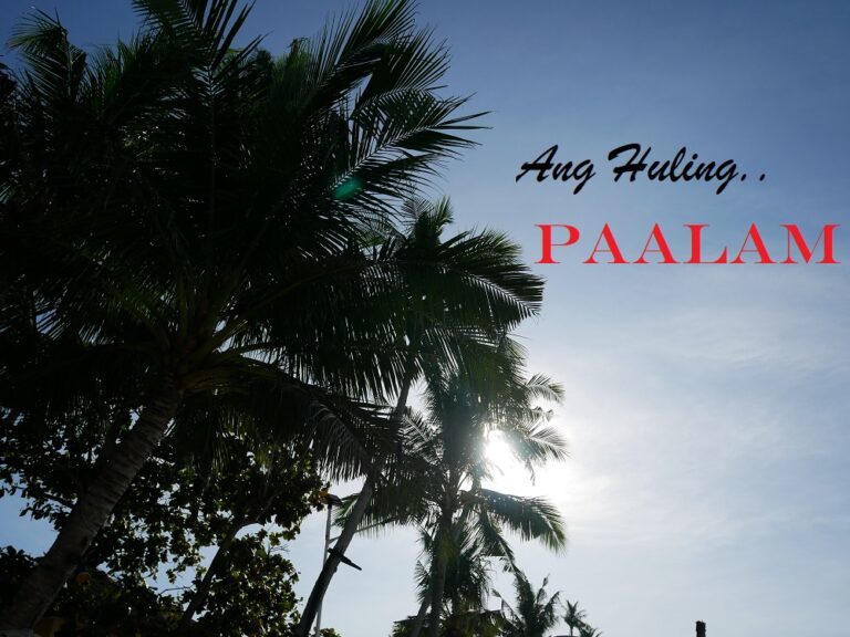 Sa taong minsan kong naging paborito: Ito ang aking Huling Paalam